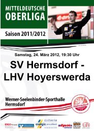 SV Hermsdorf - LHV Hoyerswerda