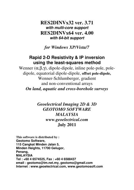 incomplete gauss newton inversion res2dinv incomplete gauss newton inversion res2dinv