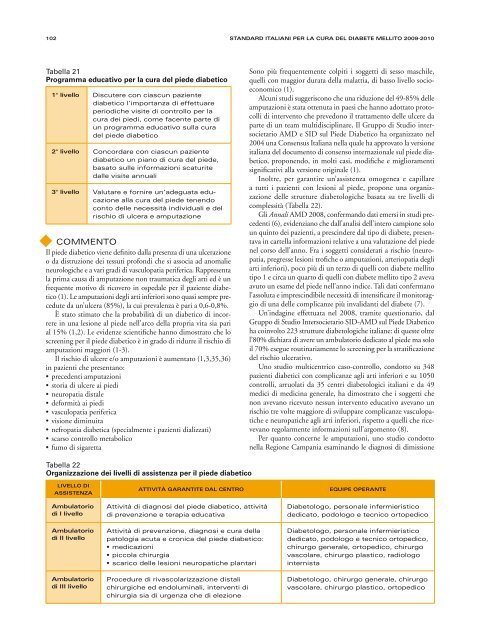 standard italiani per la cura del diabete mellito - Changing Diabetes ...