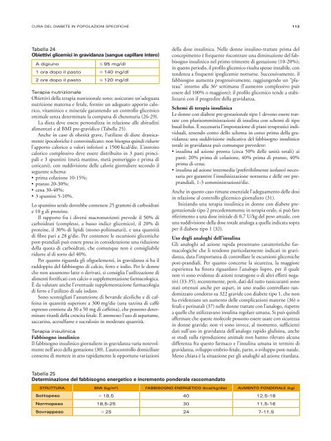 standard italiani per la cura del diabete mellito - Changing Diabetes ...