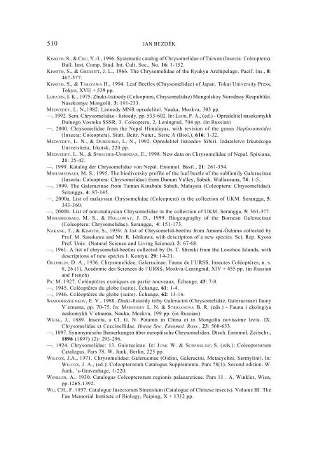 Studies on asiatic Apophylia. Part 5: Revisional study of type ...