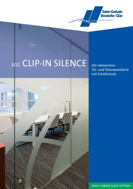 SGG CLIP-IN® SILENCE - Saint-Gobain Deutsche Glas GmbH