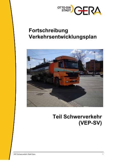 VEP_Schwerverkehr_Text (application/pdf 717.5 KB) - Stadt Gera