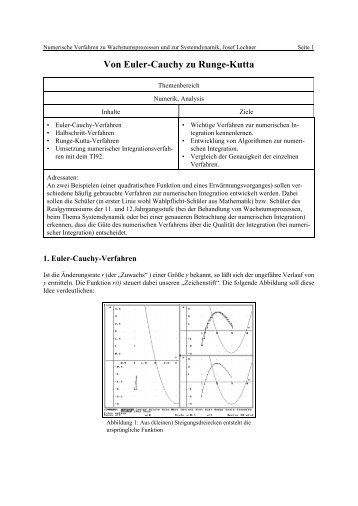 Von Euler-Cauchy zu Runge-Kutta - acdca