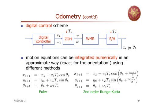 Robotics 1 Wheeled Mobile Robots Analysis, Planning, and Control