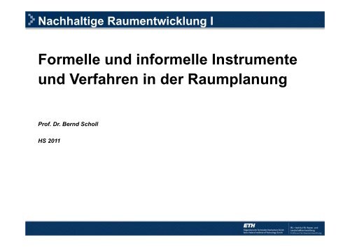 2 Formelle Verfahren Und Instrumente Institut Fur Raum