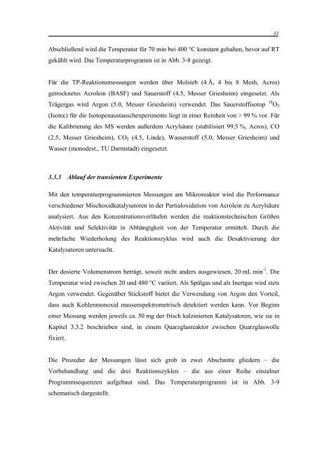 3 Katalytische Performance der Mo/V(/W)-Mischoxide - tuprints