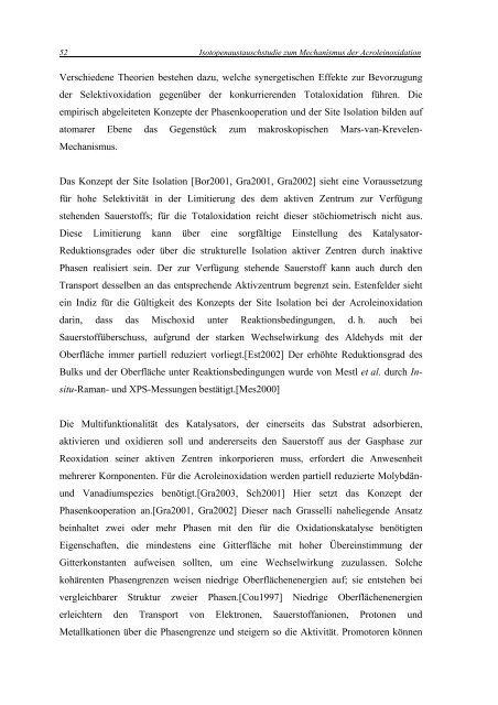 3 Katalytische Performance der Mo/V(/W)-Mischoxide - tuprints