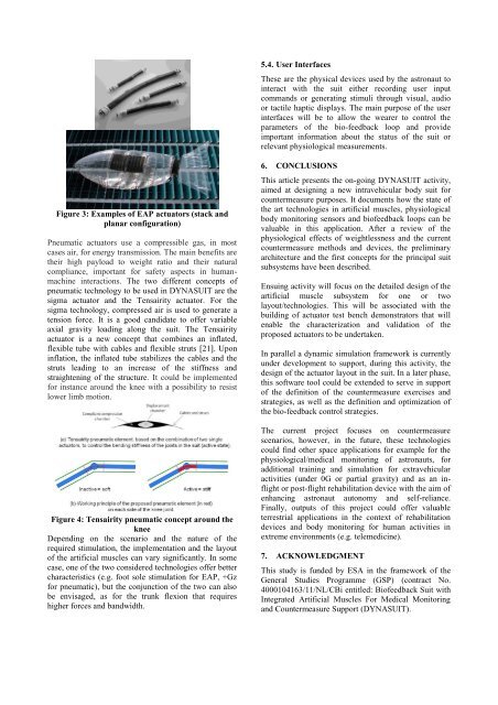 DYNASUIT, an Intelligent Space Countermeasure - ESA - Robotics