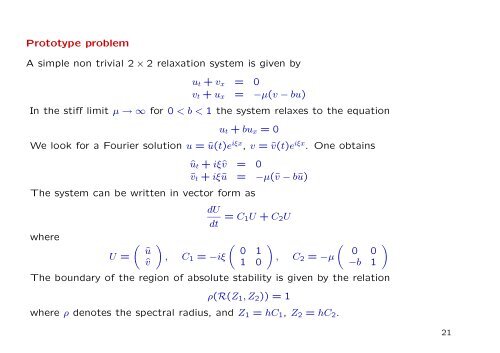 Implicit-Explicit Runge-Kutta schemes for hyperbolic systems ... - utenti