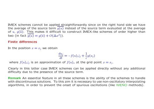 Implicit-Explicit Runge-Kutta schemes for hyperbolic systems ... - utenti