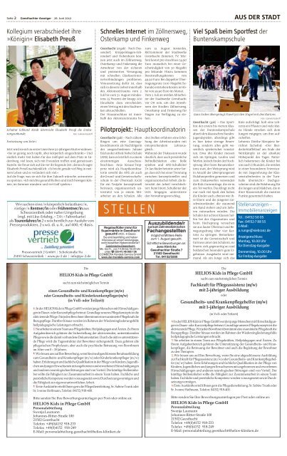 Geesthachter Anzeiger - Gelbesblatt Online