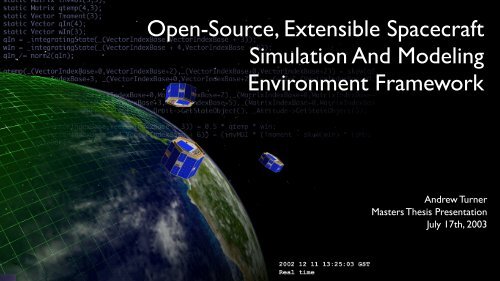 Master thesis satellite