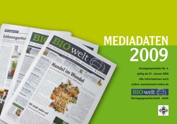 MEDIADATEN - BIOwelt