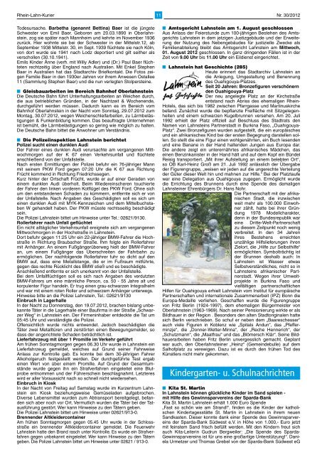 Rhein Lahn Kurier 10 Nr