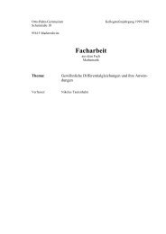 Facharbeit - GSI - Theory