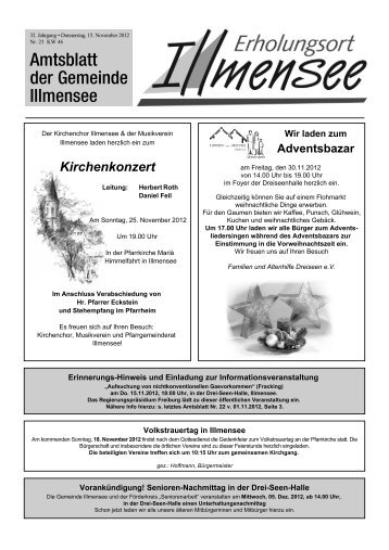 Adventsbazar - Illmensee