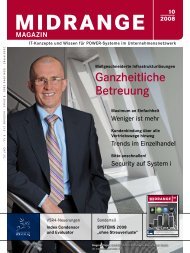 Ganzheitliche Betreuung - Midrange Magazin