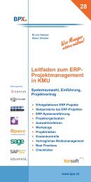 Leitfaden zum ERP- Projektmanagement in KMU - Opacc