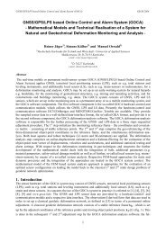 GNSS/GPS/LPS based Online Control and Alarm System (GOCA ...