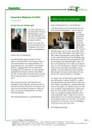 Newsletter 01/2012 - Selbst-GmbH