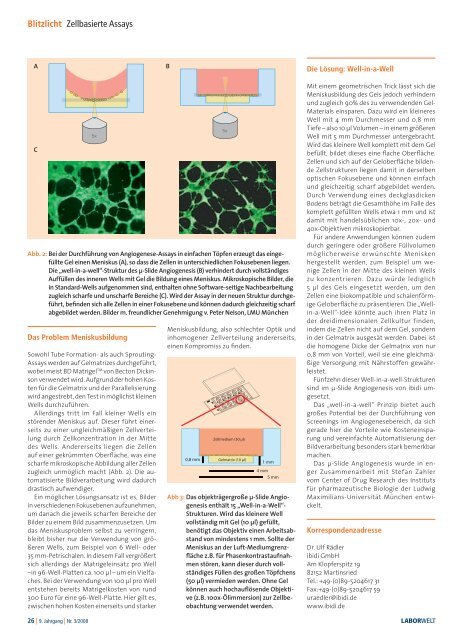 Zellbiologie & Imaging - Laborwelt