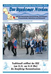 Amtsblatt Nummer 12 (20. November 2007) - beim AMT USEDOM ...