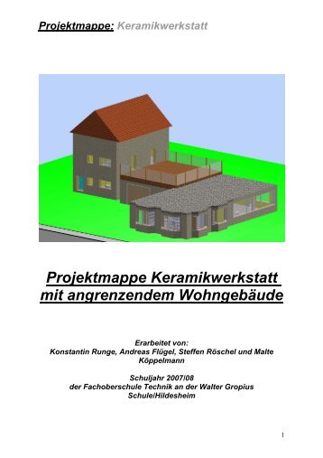 Projektmappe: Keramikwerkstatt - BBS Walter Gropius