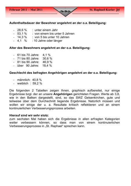 herzlich willkommen - Caritas-Altenheim "St. Raphael"