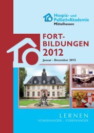 Fortbildungen 2012 - Hospiz Mittelhessen