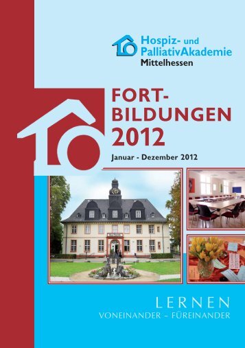 Fortbildungen 2012 - Hospiz Mittelhessen