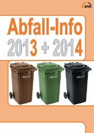 Abfall-Info 2013+2014 - Abfallwirtschaft Heidekreis