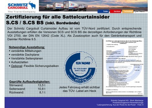 SCHMITZ CARGOBULL AG - IAA