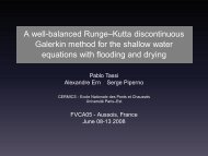 A well-balanced Runge-Kutta discontinuous Galerkin method - LATP