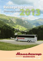 Katalog - Hanekamp Busreisen