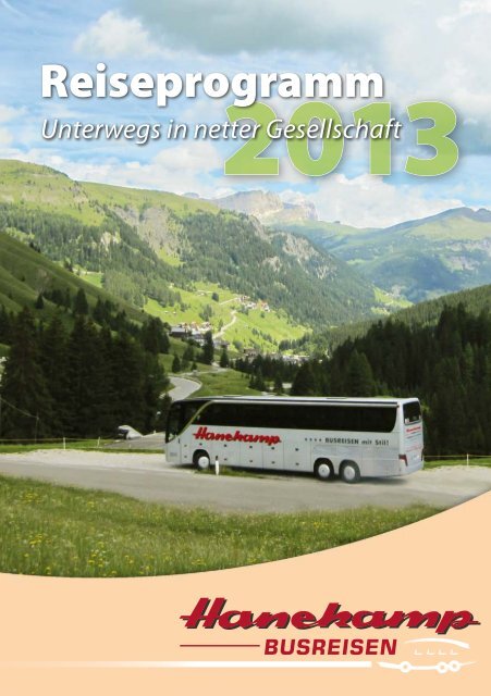 Katalog - Hanekamp Busreisen