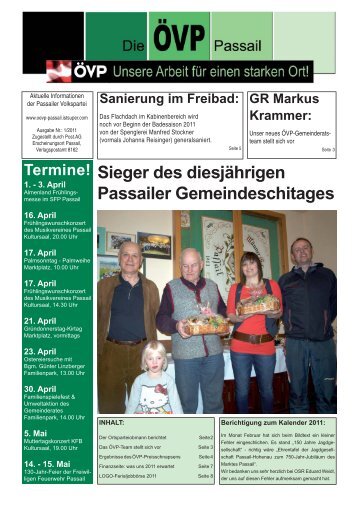 März 2011 - ÖVP Passail - istsuper.com