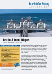 Berlin & Insel Rügen - Leserreisen - Saarbrücker Zeitung