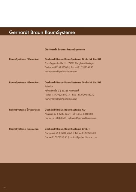 Gerhardt Braun RaumSysteme GmbH & Co. KG