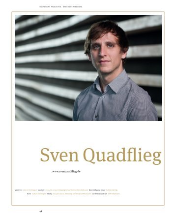 Erfahren Sie mehr über Sven Quadflieg - German Design Council