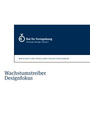 Wachstumstreiber Designfokus - German Design Council