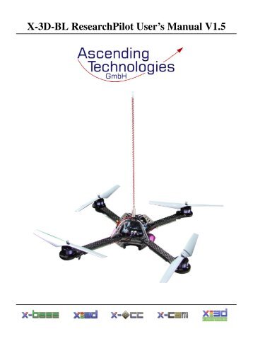 X-3D-BL ResearchPilot User's Manual - Ascending Technologies