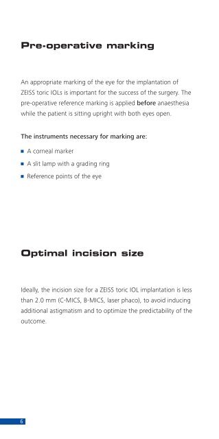 Getting Started with ZEISS Premium Refractive IOLs - Carl Zeiss ...