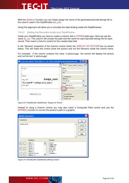 TBarCode OCX - TEC-IT Datenverarbeitung GmbH