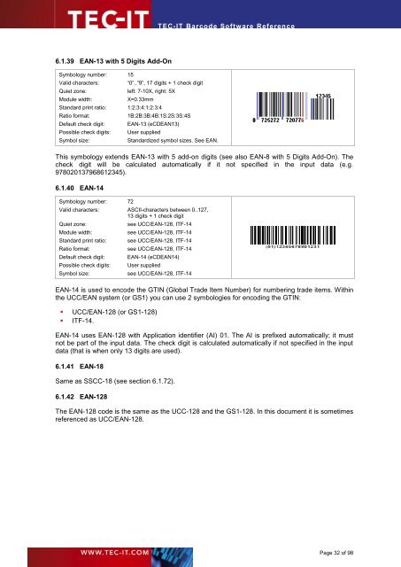 TEC-IT Barcode Software - TEC-IT Datenverarbeitung GmbH