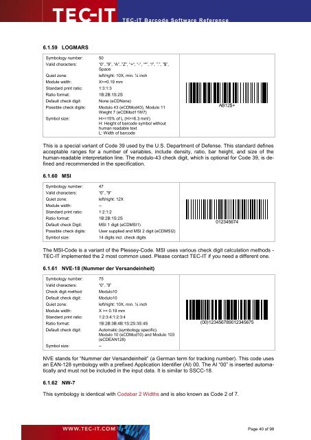 TEC-IT Barcode Software - TEC-IT Datenverarbeitung GmbH