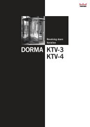 DORMA KTV-3 KTV-4 - dortechnik.cz