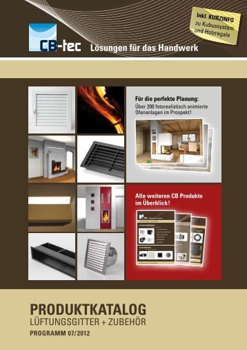 CB-tec GmbH | Produktkatalog 07/2012 | Version web - WGS