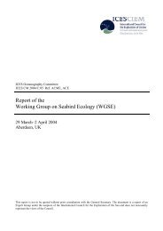 Working Group on Seabird Ecology (WGSE). ICES CM 2004/C:05 ...