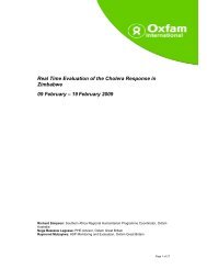 Real Time Evaluation of the Cholera Response in Zimbabwe ... - alnap